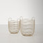 Metal Basket With Handles - Set of 2-1342389526-1342389525