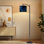 Lampe sur pied à arc avec abat-jour réglable Night Starry Sky Lamp Lamping
