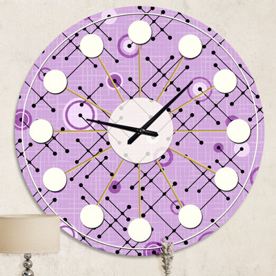 Horloge murale 1950 Mid-Century 1950