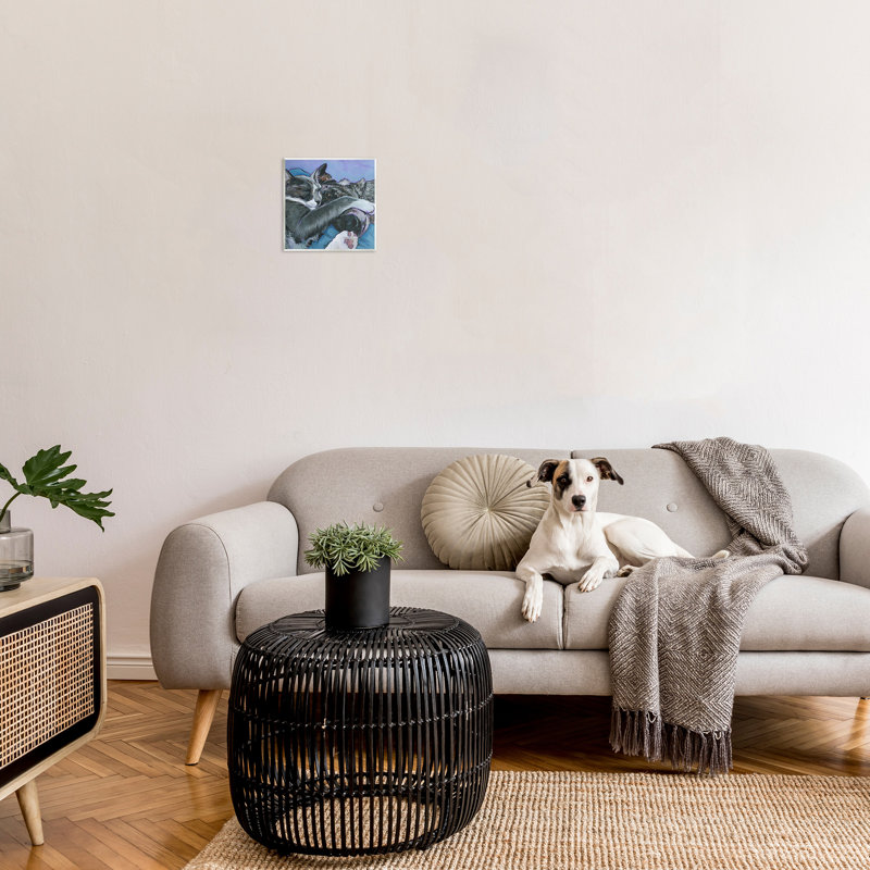 «Cat and Dog Sleeping Wall Art» par Nadi Spencer