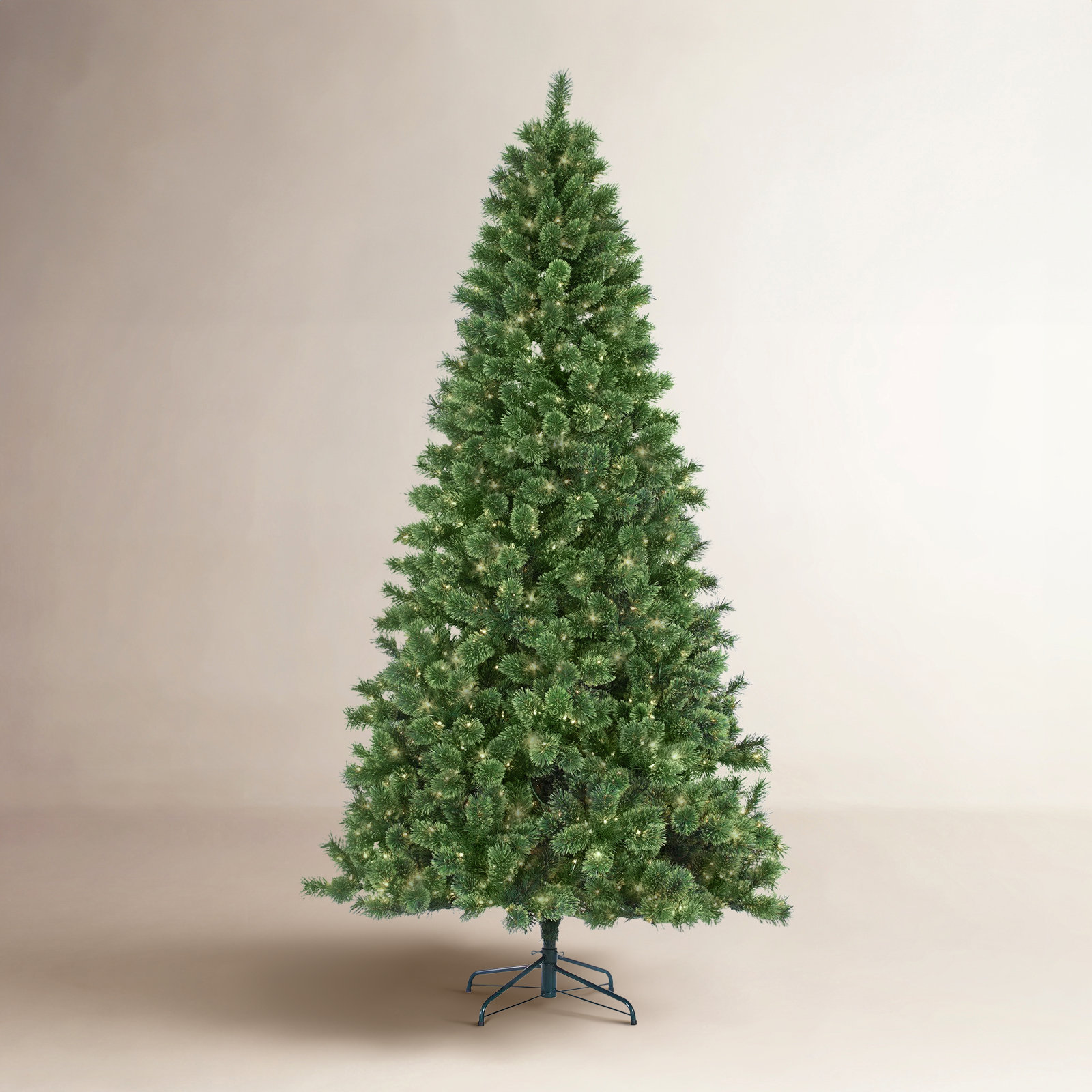 108' Lighted Artificial Pine Christmas Tree
