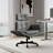 Cross-legged  Swivel Task Chair With Adjustable Armrests-278393312