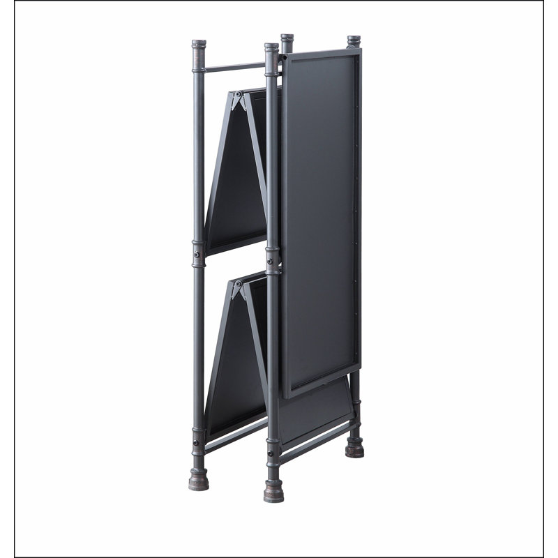 Cordelia Sandy Black, Dark Bronze Hand-Brushed Finish Console Table