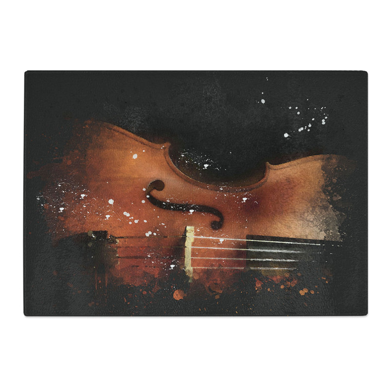 Tempered Glass Cello Chopping Board, 28.5 cm x 39 cm