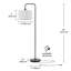 Lampe sur pied arquée 58 po Chattahoochee-350050974
