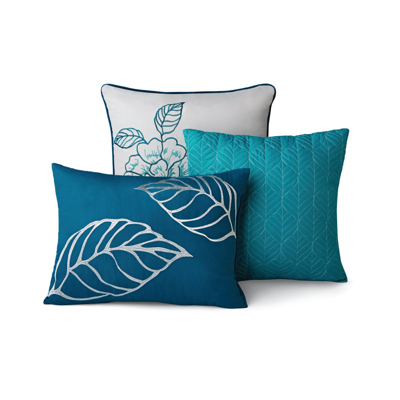teal rose King, King Comforter + 6 Additional Pieces