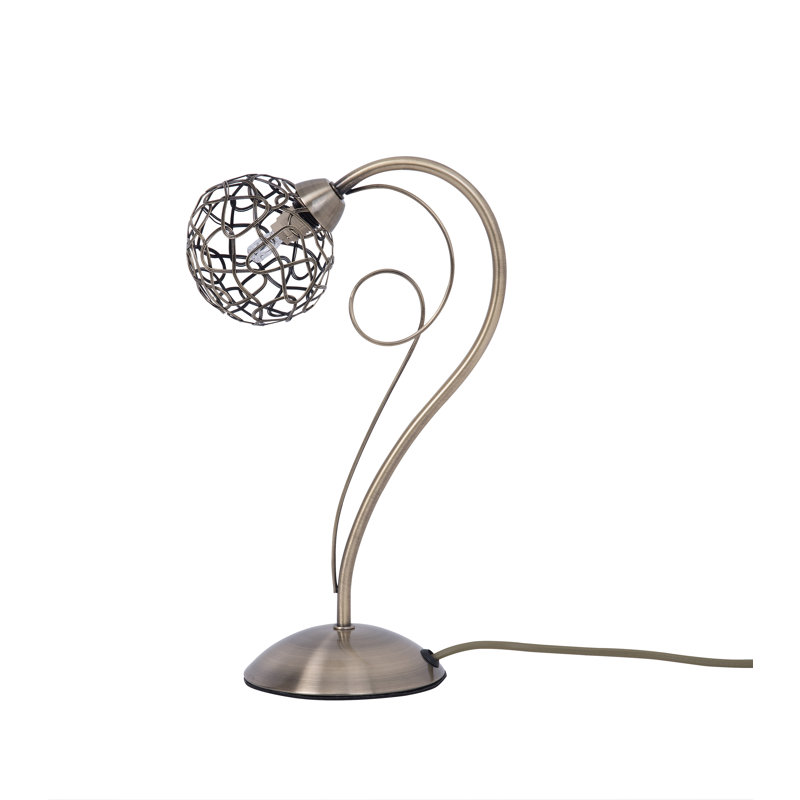 Pawlak Metal Arched Lamp, Antique Brass