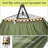 Tymesha Tranquillo Hammock with Stand Heavy-Duty, Quick Fold Unfold Steel Frame Hammock Net Canvas-105241910