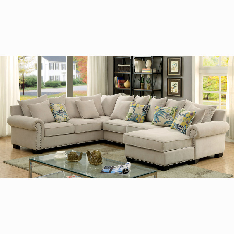 Canapé et méridienne Braidwood 125,25 po Braille