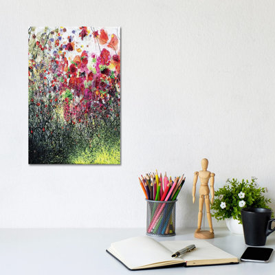Poppies And Summer by Donatella Marraoni - Painting on Canvas