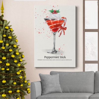 " Peppermint Stick Cocktail "