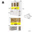 175cm Kitchen Pantry-802999218