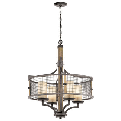 Rosiclare 4-Light Drum Chandelier