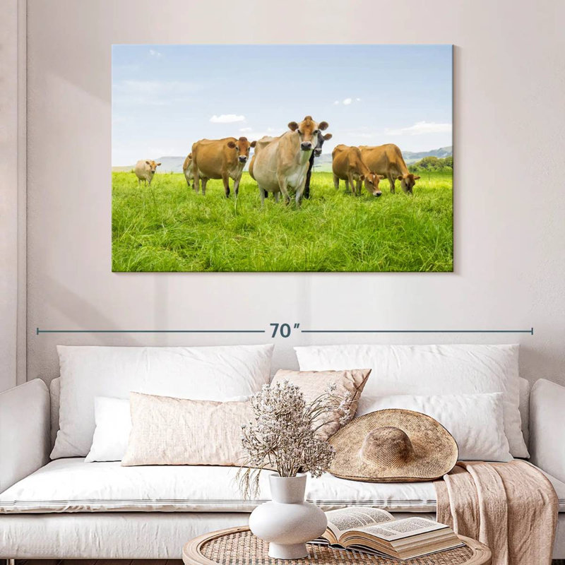Farm Cattle, 32" H x 48" W