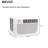 Bevoi 12,000 Btu Window Air Conditioner In White