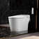 Auto Open/Close Tankless Smart Bidet Toilet with Auto Flush, Foot Sensor Function, Heated Seat,Dryer