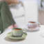 Villeroy & Boch - Perlemor Alga Espresso Cup, 2 oz, Premium Porcelain, Made in Germany, Dishwasher and Microwave Safe, Green