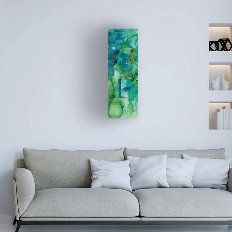 Moderne et contemporain Cool Forever III par Joyce Combs, H 32 po x l 10 po x P 2 po
