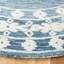 Tapis en laine / coton touffeté à la main en ivoire / bleu marine-451581546