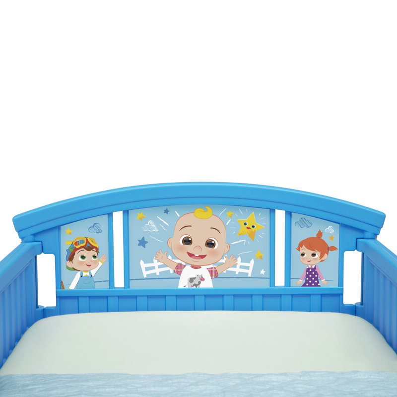 Cocomelon Plastic Toddler Bed By Delta Children