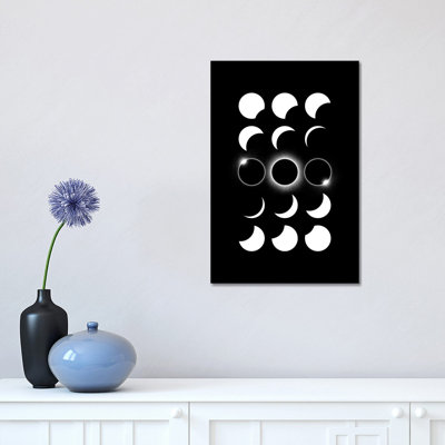 Solar Eclipse I 1 Piece Wrapped Canvas Wall Art
