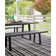 Tattersall Black Handwoven Indoor/Outdoor Rug