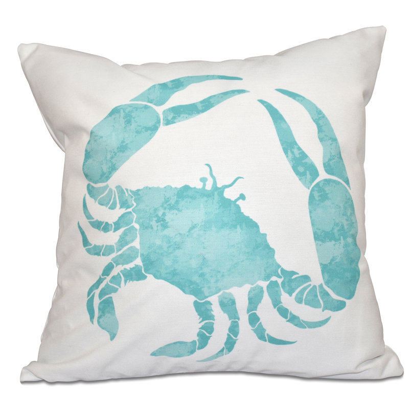 Housse de coussin d'extérieur carré Beach Insert, Aqua, 20 po x 20 po