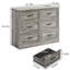 Commode 6 tiroirs avec station de charge-281258198