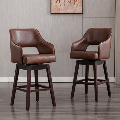 Tabouret de comptoir pivotant Kyalee