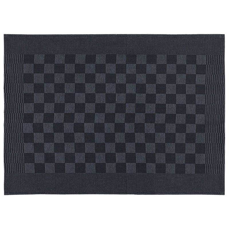 Johnar Kitchen Towel Linen Set, Black/Grey