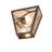 13" Wide Whispering Pines Wall Sconce