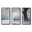 Art mural en toile «Snowy Park Floral Canopy II - Forest»-477032458-477032456