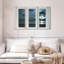 «Window to Moonlit Beach», reproduction sur toile-22319144