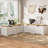 3-Piece L-Shaped Multi-Functional Storage Bench with Cushion