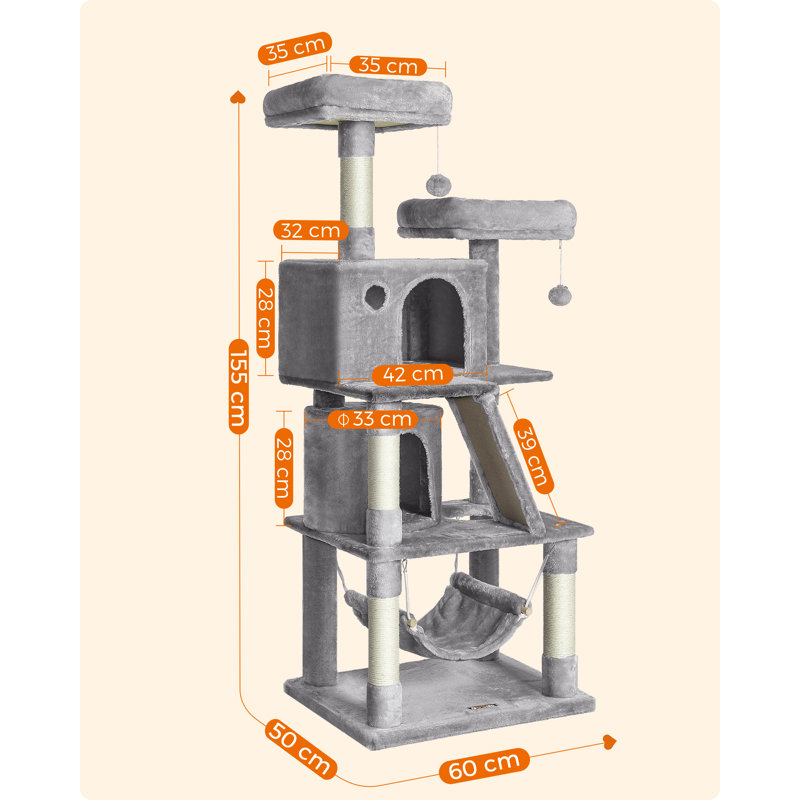 155cm H Cat Tree
