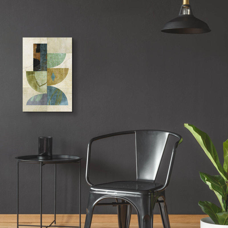 Art mural en verre épique «Collage no. 29» par Suzanne Nicoll, 16 po x 24 po, H 24 po x l 16 po