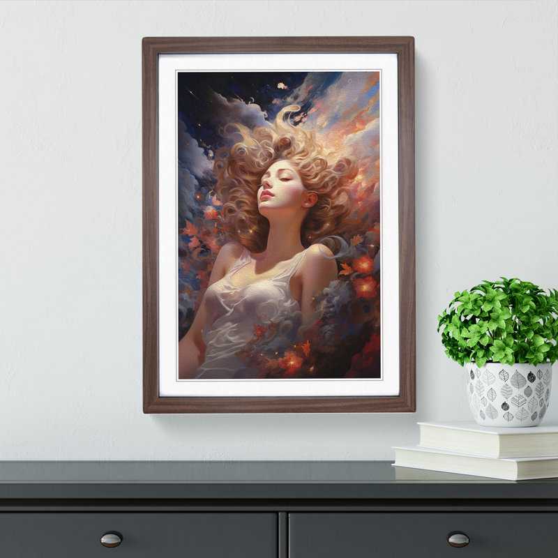 Galaxy Classicism - Framed Print, Walnut Framed, 64cm H x 46cm W