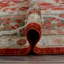 Tapis en laine rouge/beige 8 pi x 9 pi 10 po one-of-kind à la main-noué la new age oushak Lockbourne