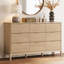 Commode 9 tiroirs 58 "avec pieds en bois massif-2062160206