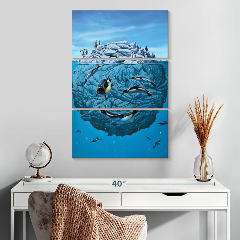 Brampt Penguin Wink, 32" H x 20" W
