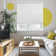 Cordless Blackout Vinyl Mini Window Blinds with 1 in. Slats
