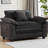 Cloud Sofa Single Seat with Pillow Top Arms, Double Layer Upholstered Cushion & Breathable Chenille Fabric, Ergonomic Accent Chair for Living Room, Bedroom-1076094036