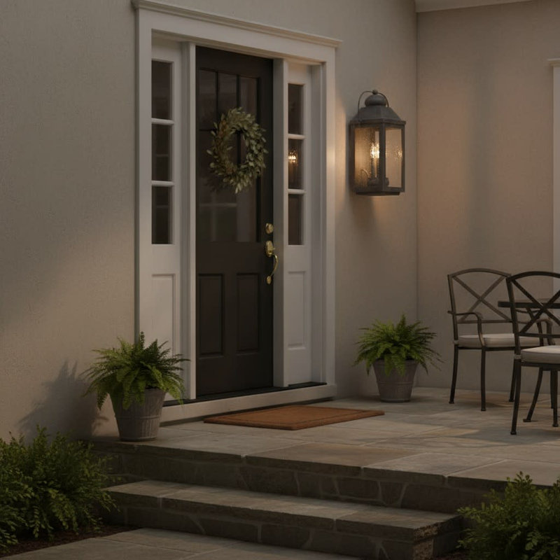 Anchorage 4-Light Outdoor Wall Lantern, Aged Zinc, 3