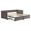 Daybed Upholstered Bed, Single Sofa Bed with Pull out Trundle for Living Room and Bedroom-1244214287