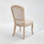Chaise rembourrée avec pieds en bois