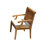 Sack Outdoor Teak Dining Armchair