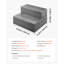 Hot Tub Step 2-Step Spa RV Stairs HIPS 63.5 cm Wide for Outdoor Pool