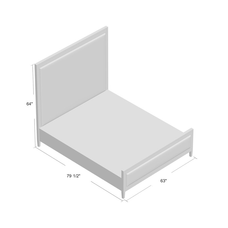 Milan Upholstered Bed, Queen