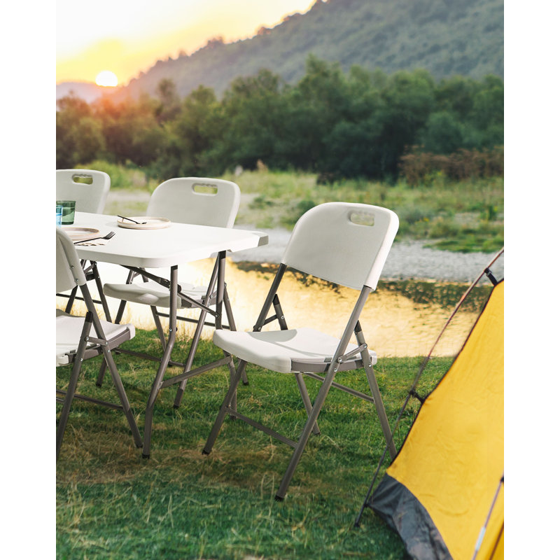Caybree Folding Patio Dining Side Chair
