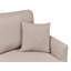 Corner Sofa Bed NASSJO Faux Linen Light Beige 3 Seater-1320390245-1320390236